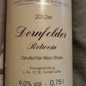 Dornfelder Rotwein