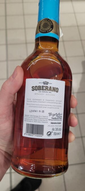 Soberano Sherry Cask Brandy