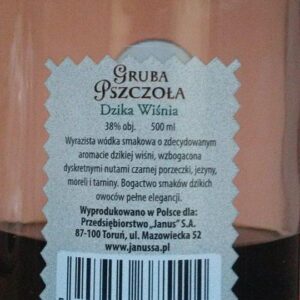 Gruba Pszczoła Dzika Wiśnia